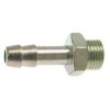 Schlauchanschluss Messing vernickelt gerade Gewinde 1/8  Schlauch ? 6mm VPE 1 Stuck SW 12