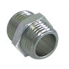Double nipple thread 1/2  - 1/2  nickel-plated brass Qty 1pcs