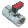 Ball valve connection 3/4  IT - 3/4  IT DN14 total length 58mm chrome-plated brass