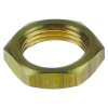 Nut thread 3/8  brass H 5mm WS 21 Qty 1pcs