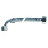 Flex hose SS braid straight-curved DN8 L 2000mm connections 3/8  conical seal operating p. 10bar