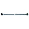 Flex hose SS braid straight-straight DN8 L 1000mm connections 3/8  flat/conical seal