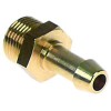 hose connector brass straight thread 3/8  hose ? 9mm Qty 1 pcs