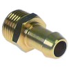 hose connector brass straight thread 1/2  hose ? 12mm Qty 1 pcs