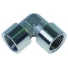 Winkelstuck Gewinde 1/2  IG - 1/2  IG Messing vernickelt