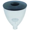 coffee beans container with lid ? 155mm H 185mm seat ? 33mm