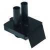 Abdeckung f?r Ablaufwanne mit Loch L 100mm B 75mm H 92mm Loch ? 10mm Schlauch ? 19mm ABS Kunststoff
