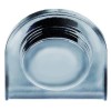 button oval L 21mm W 17mm H 14mm chrome-plated