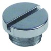 Plug thread 1/8  chrome-plated brass L 8,5mm
