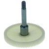 Zahnrad fur Kaffeemuhle ? 60mm Welle ? 12/7mm Wellenl?nge 60mm Gesamtl?nge 70mm Gewinde M6 Nylon