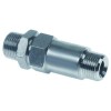 Non-return valve chrome-plated brass L 41mm inlet 3/8  total length 64mm outlet 3/8
