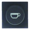 Taste ? 30mm L 43mm B 43mm braun Kaffee
