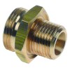 Verschraubung G1: 3/4  G2: 1/2  Innen-? 1 19,5mm Innen-? 2 11,5mm L 32mm Messing VPE 1 Stuck