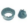 grinding burrs pair turn direction right D1 ? 40mm D2 ? 32mm H 20mm shaft ? 10mm with flute