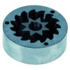 grinding burrs pair turn direction right D1 ? 71mm D2 ? 49mm H 25mm shaft ? 14mm with flute