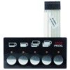 Membrane keypad L 100mm W 50mm coffee machine f. device ATLAS