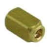Bolt thread M3 brass H 6mm L 12mm W 6mm square thread L 10mm