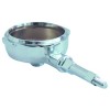Filter holder chrome-plated brass ID ? 61,5mm outlet 3/8  handle M8 mounting ? 81,6mm