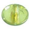 Wasserverteiler ? 21mm Loch ? 1,5mm H 12mm AG M5 6 Kerben 1,5mm Messing 2 L?cher Lochung ? 1mm