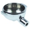 Filter holder chrome-plated, polished ID ? 61,5mm outlet 3/8  handle M12x1.75 lever inclined