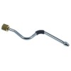 steam pipe with tube handle thread 3/8  H 225mm ? 14,5mm stainless steel