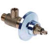 Absperrventil Anschluss 3/8  Baul?nge 27mm gewinkelt Achsaufnahme ? 8 mm