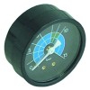 Manometer ? 57mm Druckbereich 0 bis 15bar Gewinde 1/8  Markierung 8-10 Anschluss ruckseitig