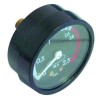 Manometer ? 57mm Druckbereich 0 bis 2,5bar Gewinde 1/8  Markierung 1,6 Anschluss ruckseitig