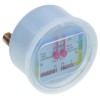 Manometer connection on the backside thread 1/8  ? 63mm double scale pressure range 0-2.5 / 0-16bar