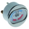 manometer double scale ? 63mm pressure range 0-2.5 / 0-16bar