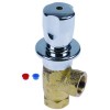 Absperrventil Anschluss 3/4  3/4  kalt/warm Baul?nge 45mm EP beliebig