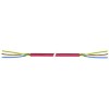 Silikonkabel 3-polig 1,5mm? Isolierung Silikon rot VPE 25m Dauertemperatur -60 bis +180°C