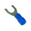 Spate terminal Cu gal Sn blue t.max. 75°C 1.5-2.5mm? size M5 ?5.3mm insulation PVC
