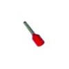 Wire end ferrules Cu gal Sn red t.max. 110°C 1,5mm? length 10mm + collar insulation PVC