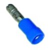 Bullet connector Cu gal Sn blue t.max. 75°C 1.5-2.5mm? size ?4mm insulation PVC Qty 100pcs