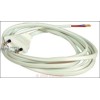 Anschlusskabel Euro 2,0m wei? Euro-Anschlusskabel 2 x 0,75 mm?, Eurostecker/Ader