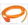 Anschlusskabel Schuko 5,0m Profiqualit?t 3 x 1,5 mm?, orange, Profiqualit?t - Schukostecker