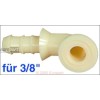 Anschlussst?ck Zulaufschl. 3/8  gewinkelt, 10 mm f?r 3/8  Zulaufschlauch