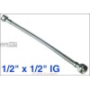 Anschlussschlauch Sanit?r 8mm 1/2  flexibel 300 mm lang, 1/2  IG x 1/2  IG