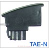 Adapter(UE)TAE-N/6P4C (Tel) TAE-N-Stecker auf 6P4C Modularbuchse - Westernadap