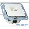 Anschlussdose(Tel)UAE 1fach UP Unterputz, f?r 1 Amtsleitung - Telefon-Anschlussdo