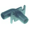 Abflu?winkel 90° ?25mm mit Befestigungsflansch