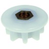 Mixer coupling plastic ? 27mm H 12mm for jar IT M6L teeth 8