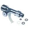 Milk foamer connection 1/8  stainless steel