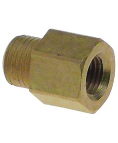 adapter thread M8x1 / M10x1 brass