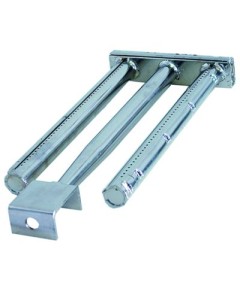 bar burner 3 row L 455mm W 185mm H 45mm griddle