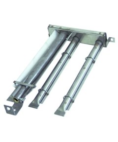 Bar burner 3 row L 480mm W 305mm H 60mm mounting distance 280mm chargrill