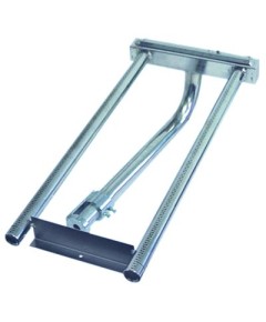 bar burner 2 row L 530mm W 250mm H 35mm griddle