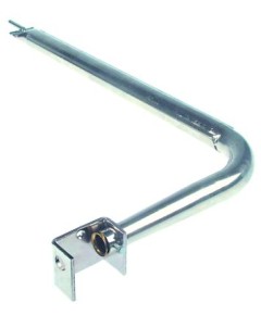 bar burner angled W 240mm L 560mm oven