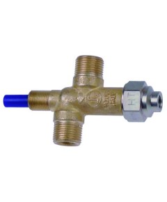 Sicherheitsventil Frontbefestigung M12x1 Druckbereich 50mbar Gaseingang 3/8  (Rohr-? 10mm)